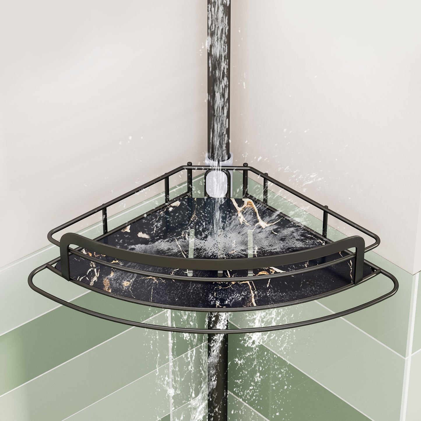 Installation-free Stable Storage Rack Punch-free Bathroom Bathroom Storage Rack