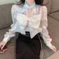 Slim Fit And Slim Ladies Hanging Neck Small Fragrance Shirt Women